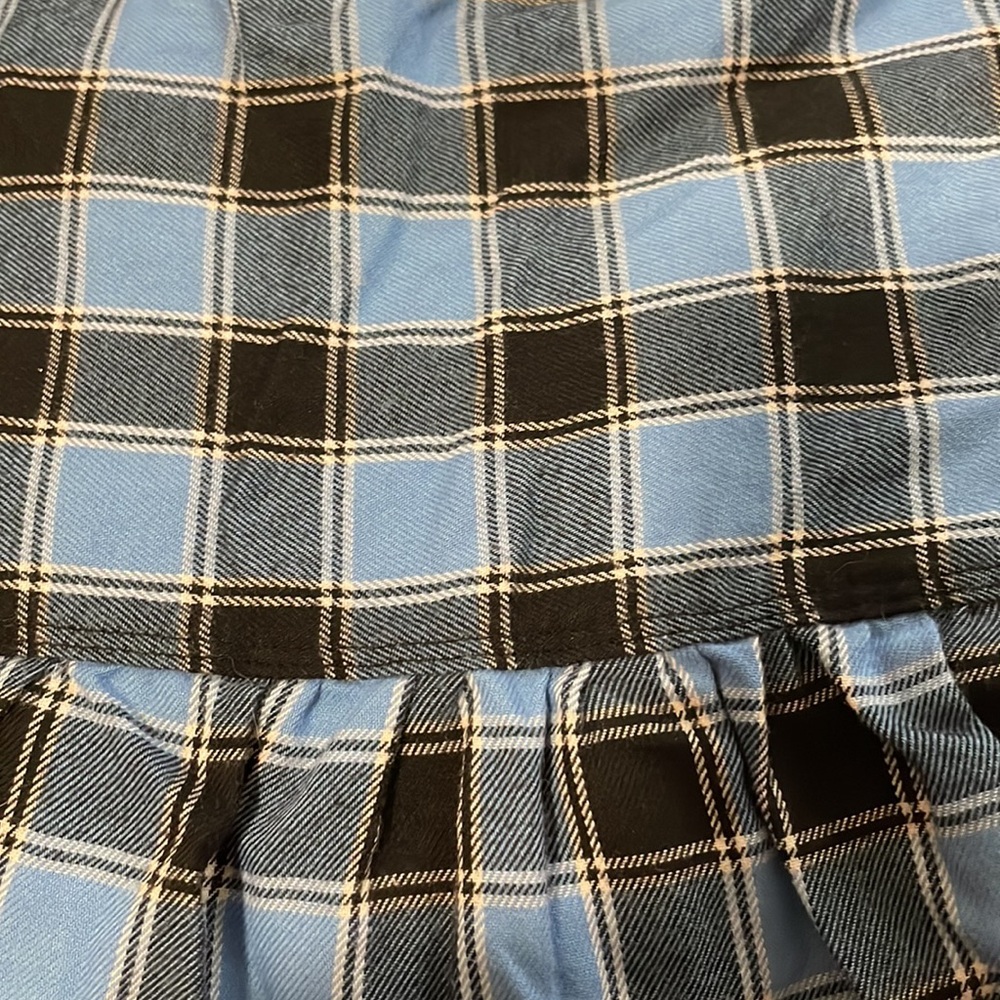 NWT Anthropologie Pilcro Contrast Plaid Flannel Sweatshirt, Small - Picture 4 of 13